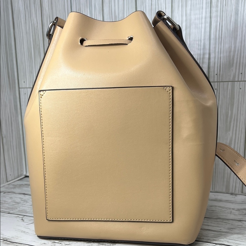 Zara Beige Bucket Shoulder Bag - Picture 5 of 15